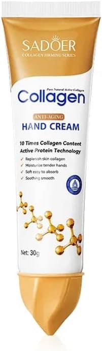Sadoer Collagen Anti-Aging Hand Cream with 10 Times More Collagen Content Active Protein Technology