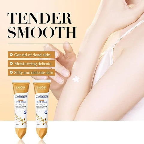 Sadoer Collagen Anti-Aging Hand Cream with 10 Times More Collagen Content Active Protein Technology