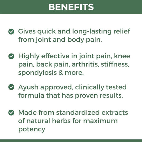 Dard Niwarak Ayurvedic Pain Relief Oil & Capsules: For Quick & Long Lasting Relief from Joint, Bone, Muscle & Body Pain