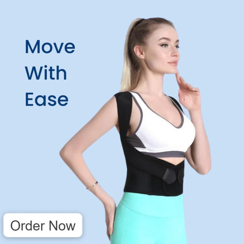 Premium Posture Corrector Belt – Breathable, Adjustable, Magnetic Support for Back Pain Relief
