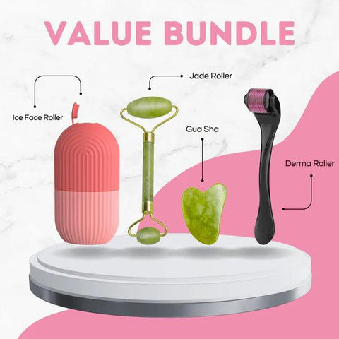 Glow Up Kit – 4-in-1 Skincare Tool Set for Lifting, Sculpting & Radiant Skin