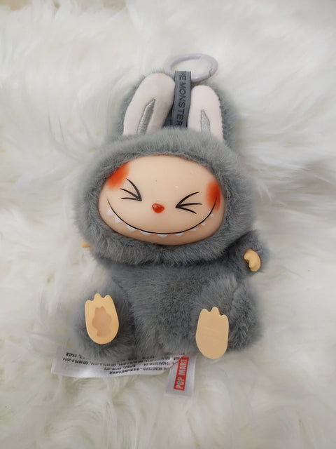 Labubu Monster Anime Character Plush Keychain - 1 PC